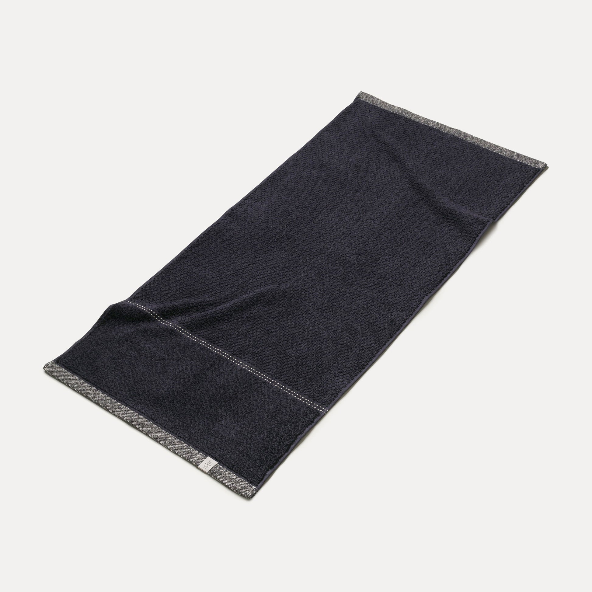 Möve Duschtuch New Heritage P&S – 67×140 cm, Baumwolle, 520 g/m², Dunkelgrau
