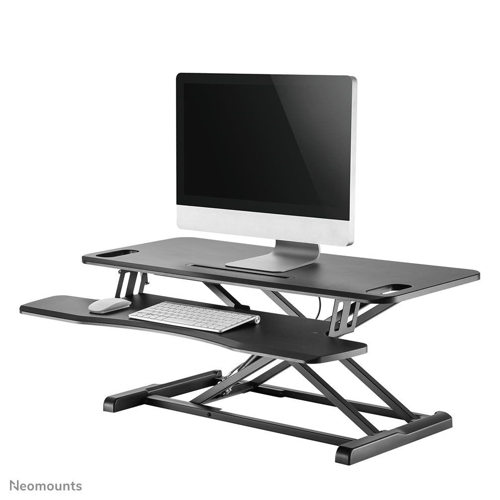 Neomounts Stehtisch – 95 × 62 × 51 cm – schwarz – höhenverstellbar