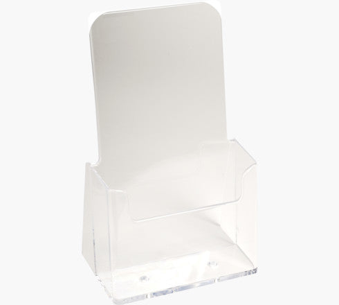 Exacompta Prospekthalter DL 99 × 210 mm – Polystyrol (PS), transparent, 65 × 115 × 182 mm