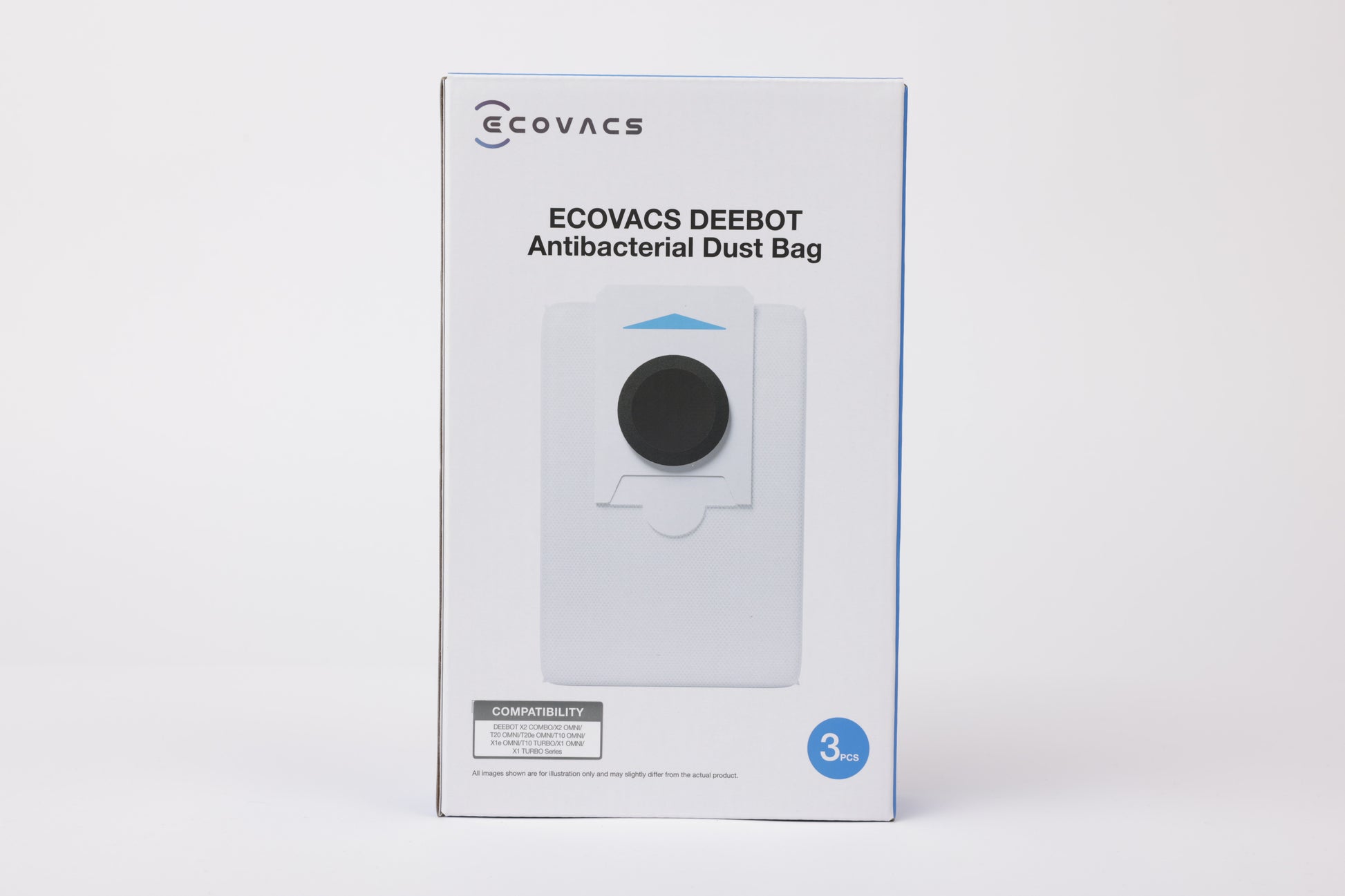 Ecovacs Staubbeutel All-in-One-Station – 3 Stück, 3 l, für Deebot X2 OMNI/T30S COMBO