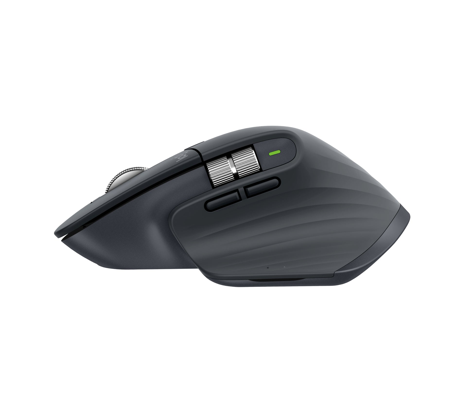 Logitech MX Master 3S Ergonomische Maus – kabellos, 7 Tasten, Easy-Switch, Batterieladeanzeige, Grau