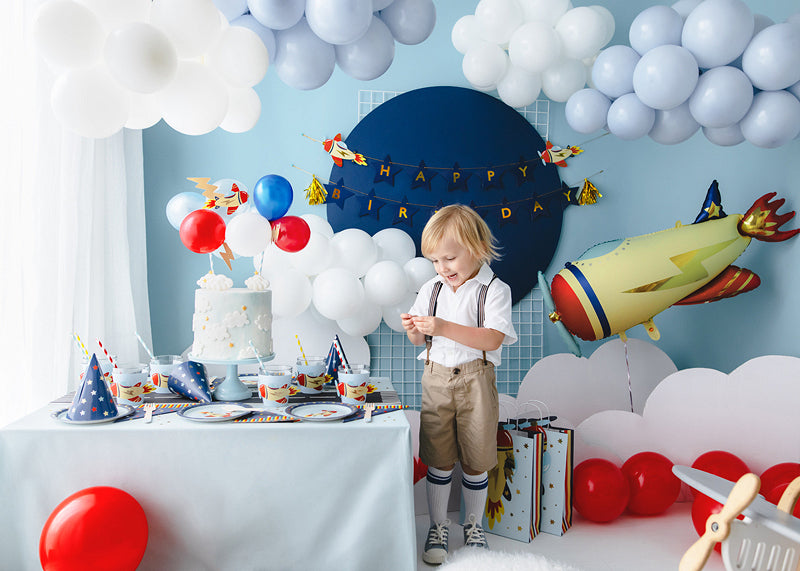 PartyDeco Girlande Fahrzeuge – Mehrfarbig – Papier – 1 Stk