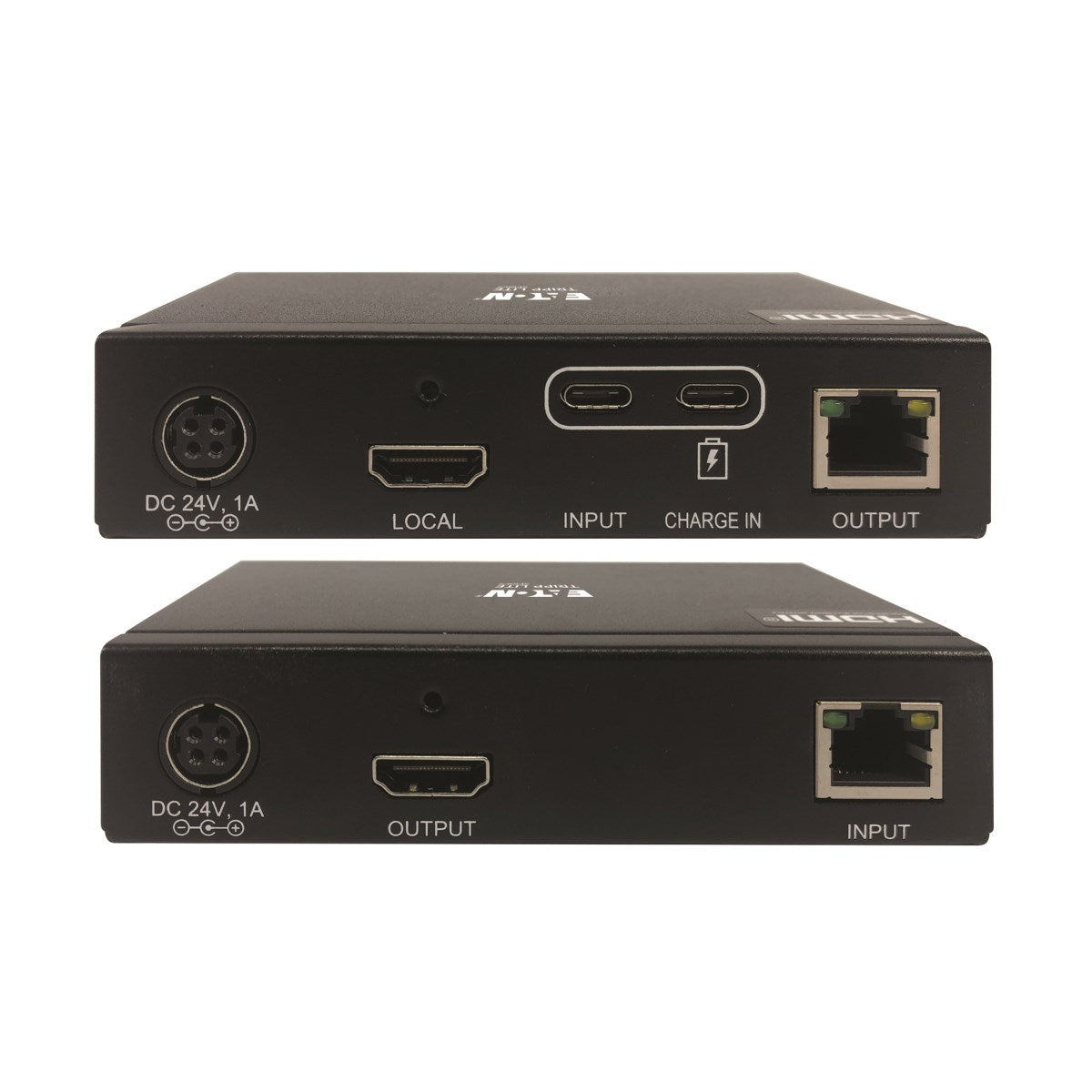 Tripp Lite B127A-1A1-BCBH – KVM-Extender-Set HDMI – 4K/60 Hz, USB-C, PoC, bis 70 m über Cat 6