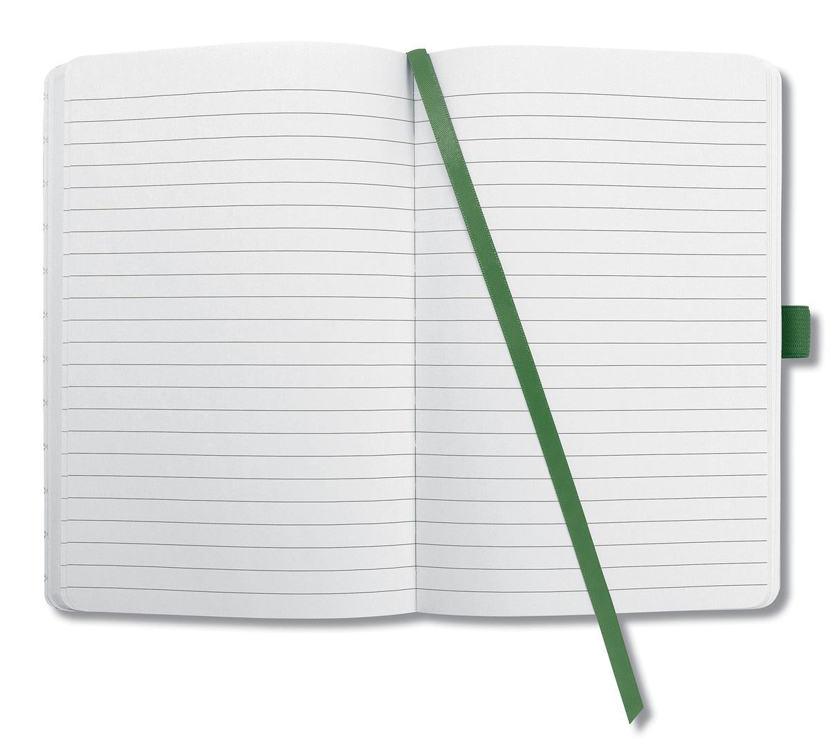 Sigel Notizbuch A5, liniert, Fadenheftung, Hardcover, 174 Seiten, perforiert, 80 g/m² – mehrfarbig