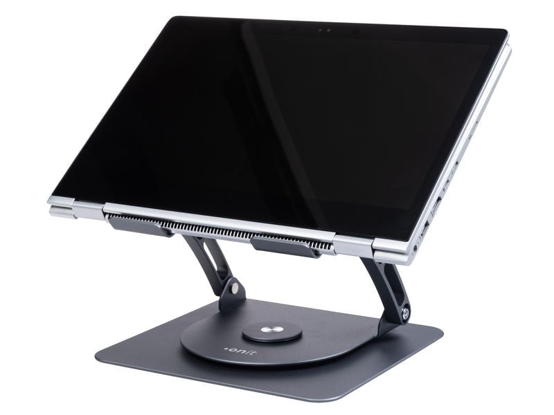 ONIT Laptop-Ständer – bis 17,3" – Höhenverstellbar, 360° drehbar – Anthrazit