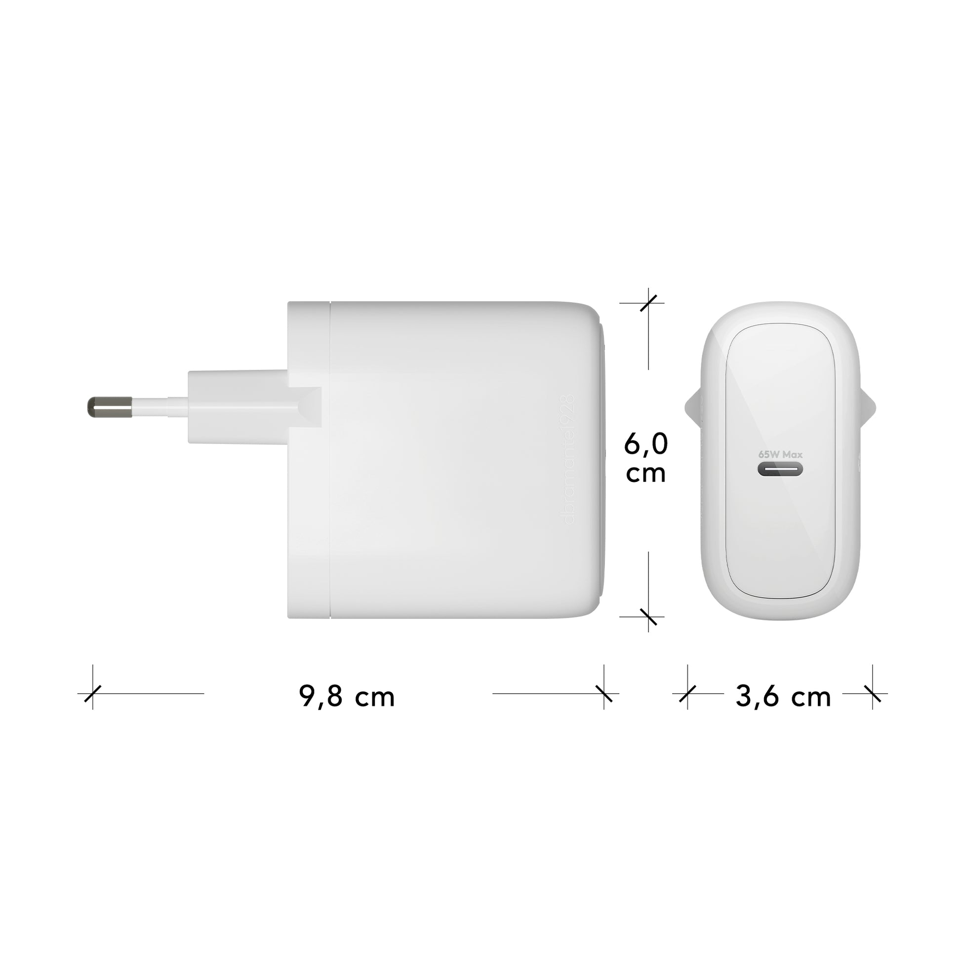 dbramante1928 re-charge – USB-C 65 W, Weiss