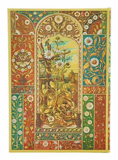 Paperblanks Notizbuch, 180 × 120 mm, liniert, 144 Seiten, Hardcover, 120 g/m² – Früchte, mehrfarbig