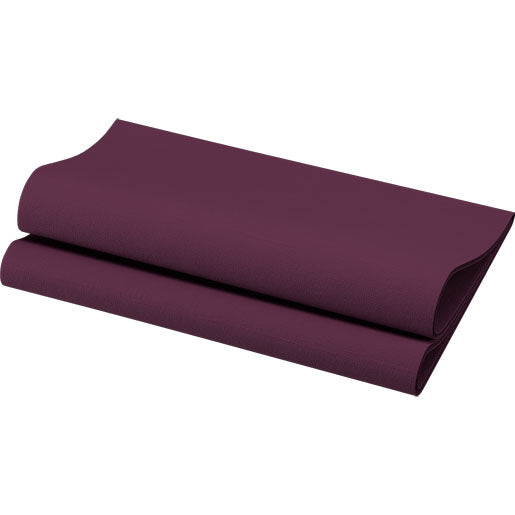 Duni Servietten Pflaume – 40 × 40 cm, 1-lagig – 60 Stück