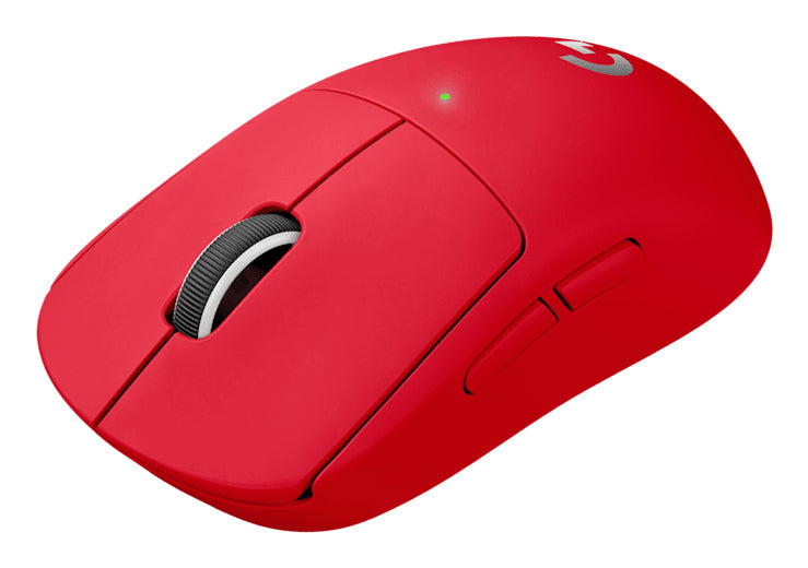 Logitech Pro X Superlight 2 SE Gaming-Maus – kabellos, 44'000 dpi, 1'000 Hz, 5 Tasten, für Rechtshänder, rot