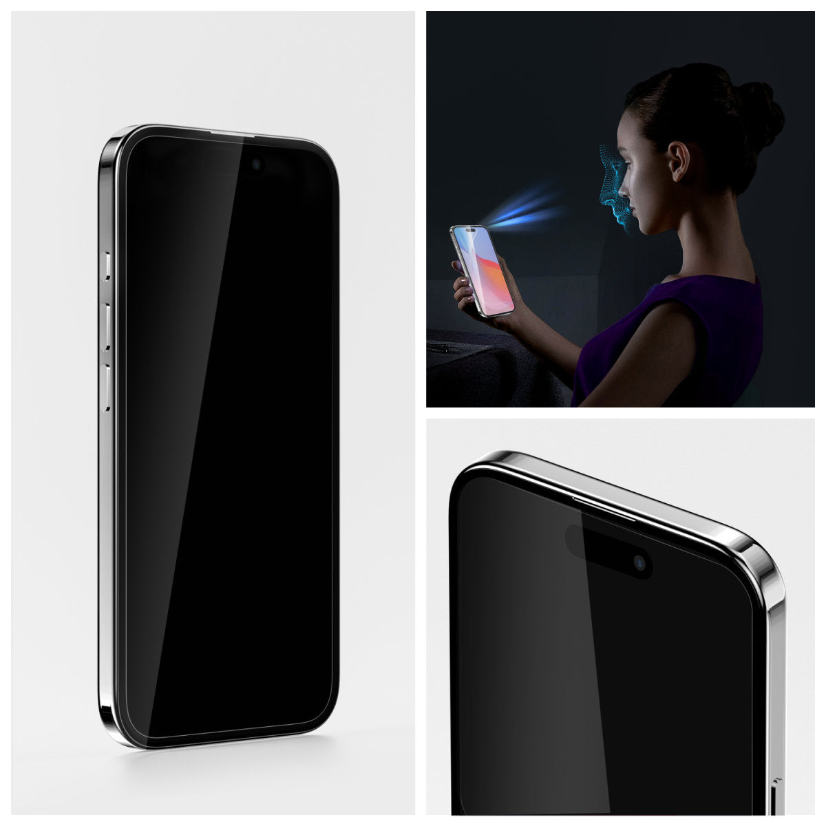 4smarts Displayschutz (Panzerglas), Case Friendly – für iPhone 16 – mit Applikator