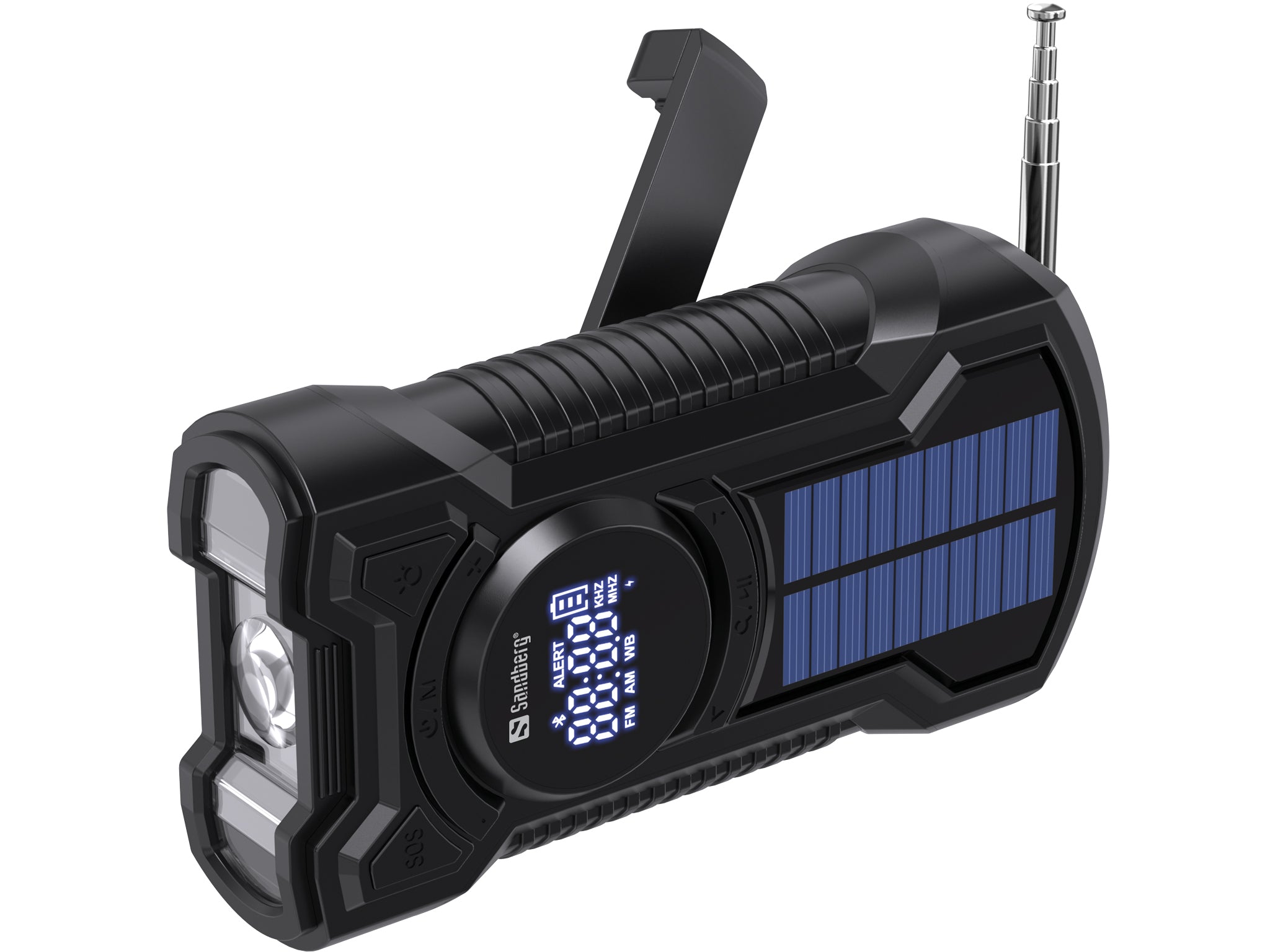 Sandberg Survivor Radio All-in-1 5000 – DAB-/Internetradio – Portabel – AM, FM, Bluetooth, 5000 mAh Akku
