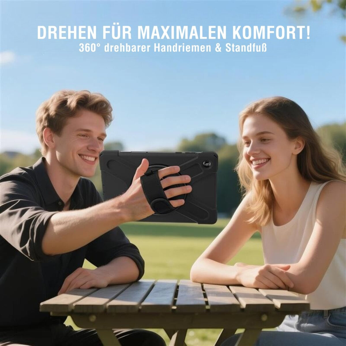 4smarts Tablet-Hülle für Samsung Galaxy Tab A11+ 11" – Schwarz