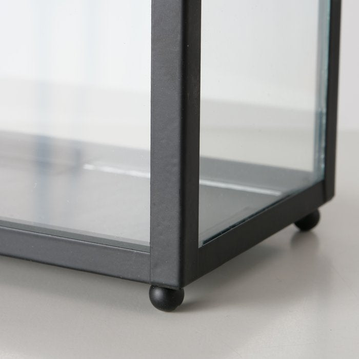 Boltze Kerzenleuchter Eliana – Glas & Metall, mehrfarbig – 9 × 14 × 26 cm
