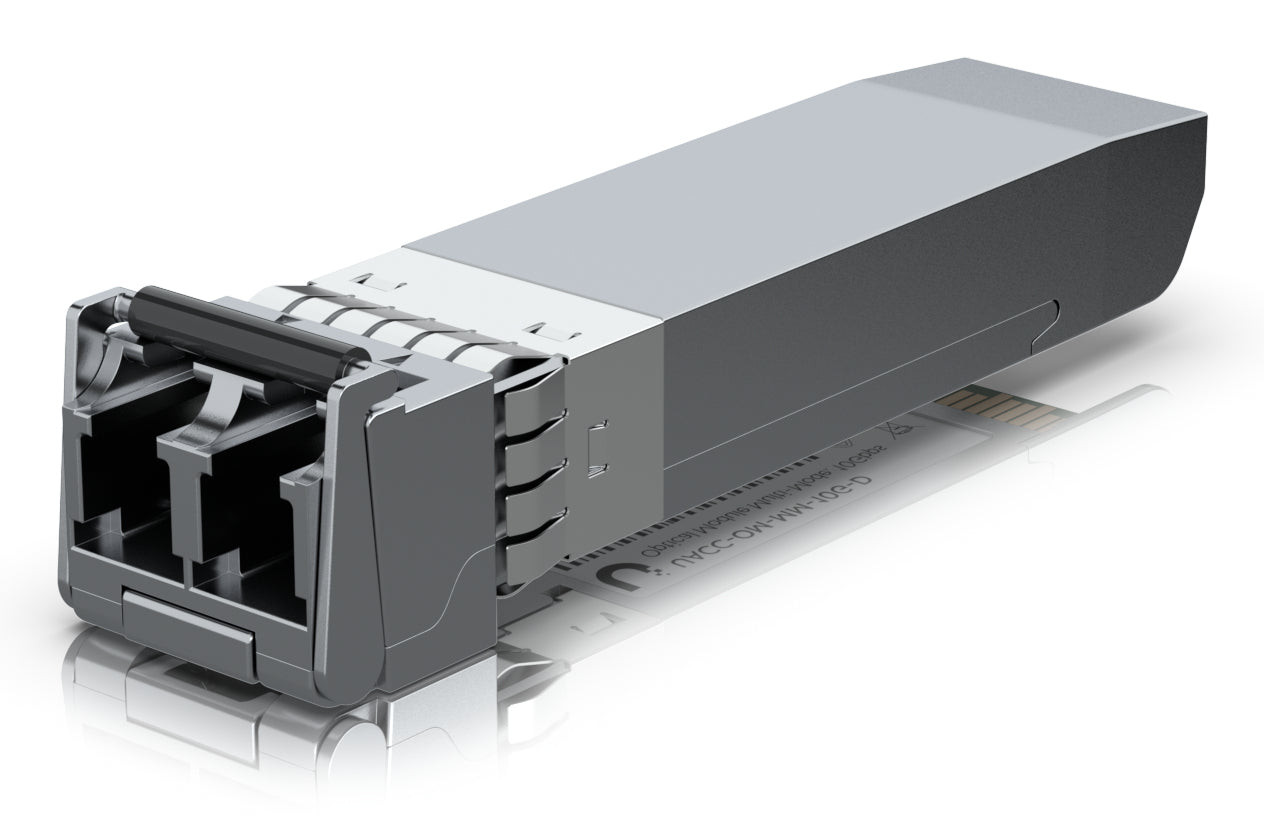 Ubiquiti SFP+ Transceiver – 10G, Multimode (MMF), LC (UPC), 300 m, Silber, 1 Stück