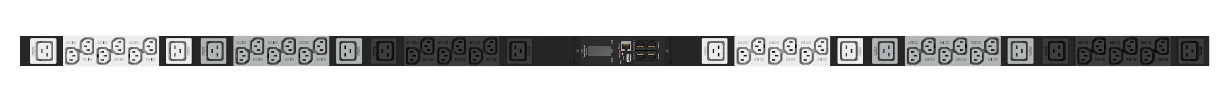 HPE G2MTRD3P17.3KVA/C13-C19-STOCK PDU 17,3 kVA – C13×36, C19×12 – Dreiphasig, senkrecht – Eingang 208 V, 60 A