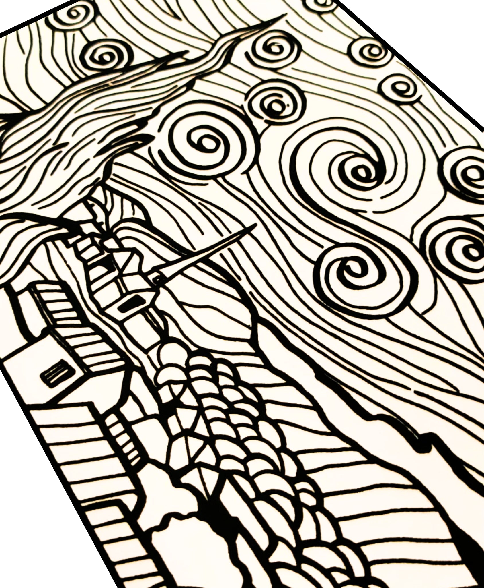 Tataruga Sternenhimmel Ausmalbild – A4 – 1 Seite