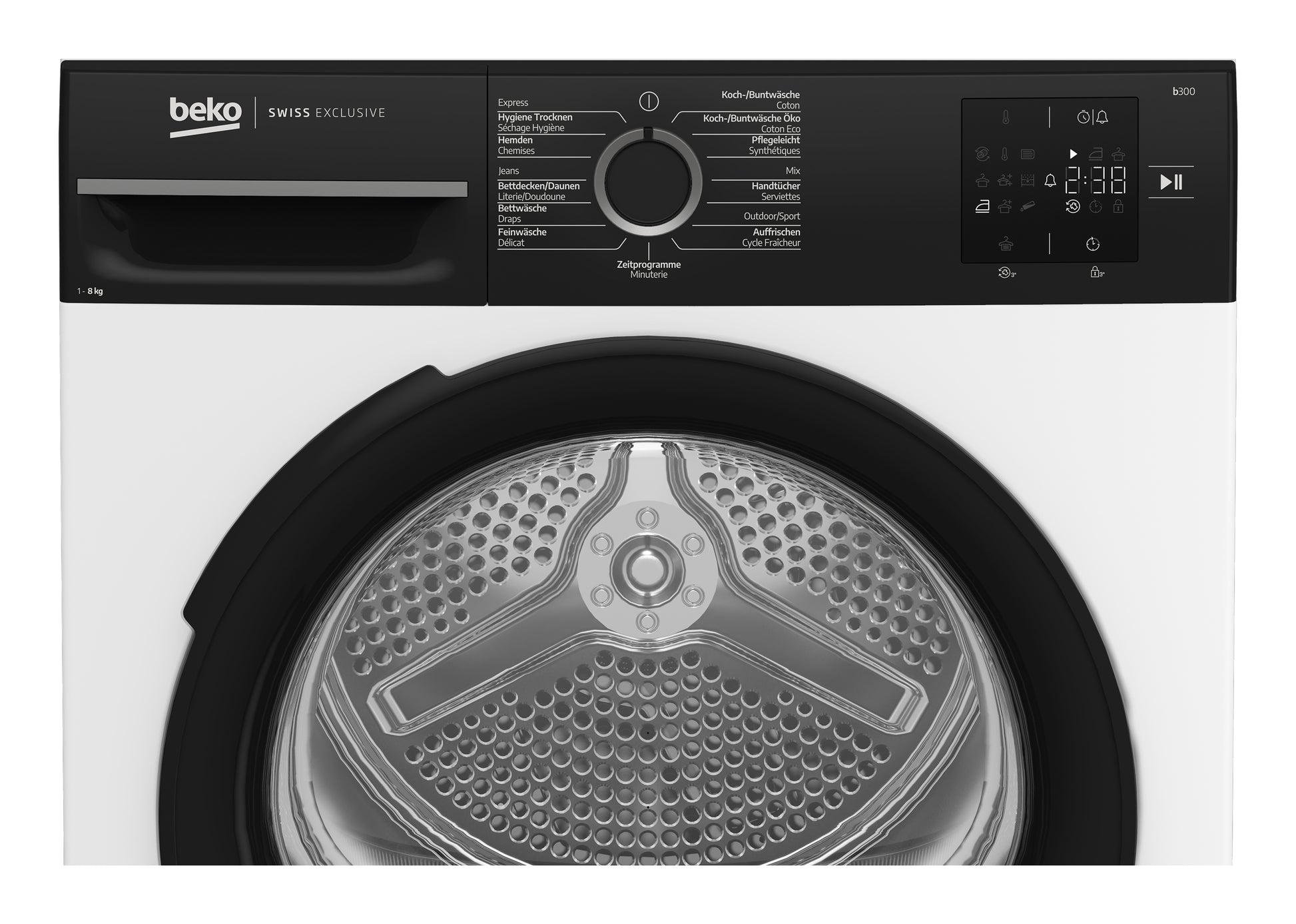 Beko Wäschetrockner TR218C – 8 kg, Wärmepumpe, Energieklasse C, 64 dB – Weiss