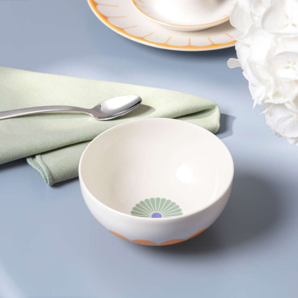 Villeroy & Boch Suppenschale Fleur – 320 ml, Ø 12,9 cm, H 6,6 cm, Porzellan