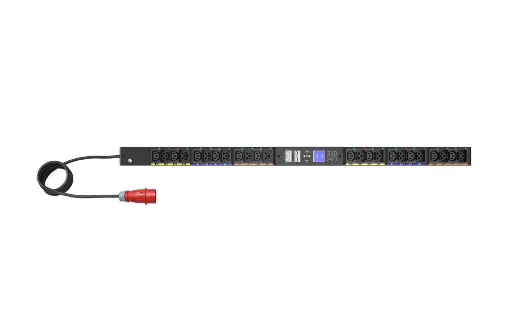 Eaton PDU G4 SW Rack-PDU 11000 W – Geschaltet, dreiphasig – 0U senkrecht, Eingang CEE 16A 3Ph – C13×12, C39×12