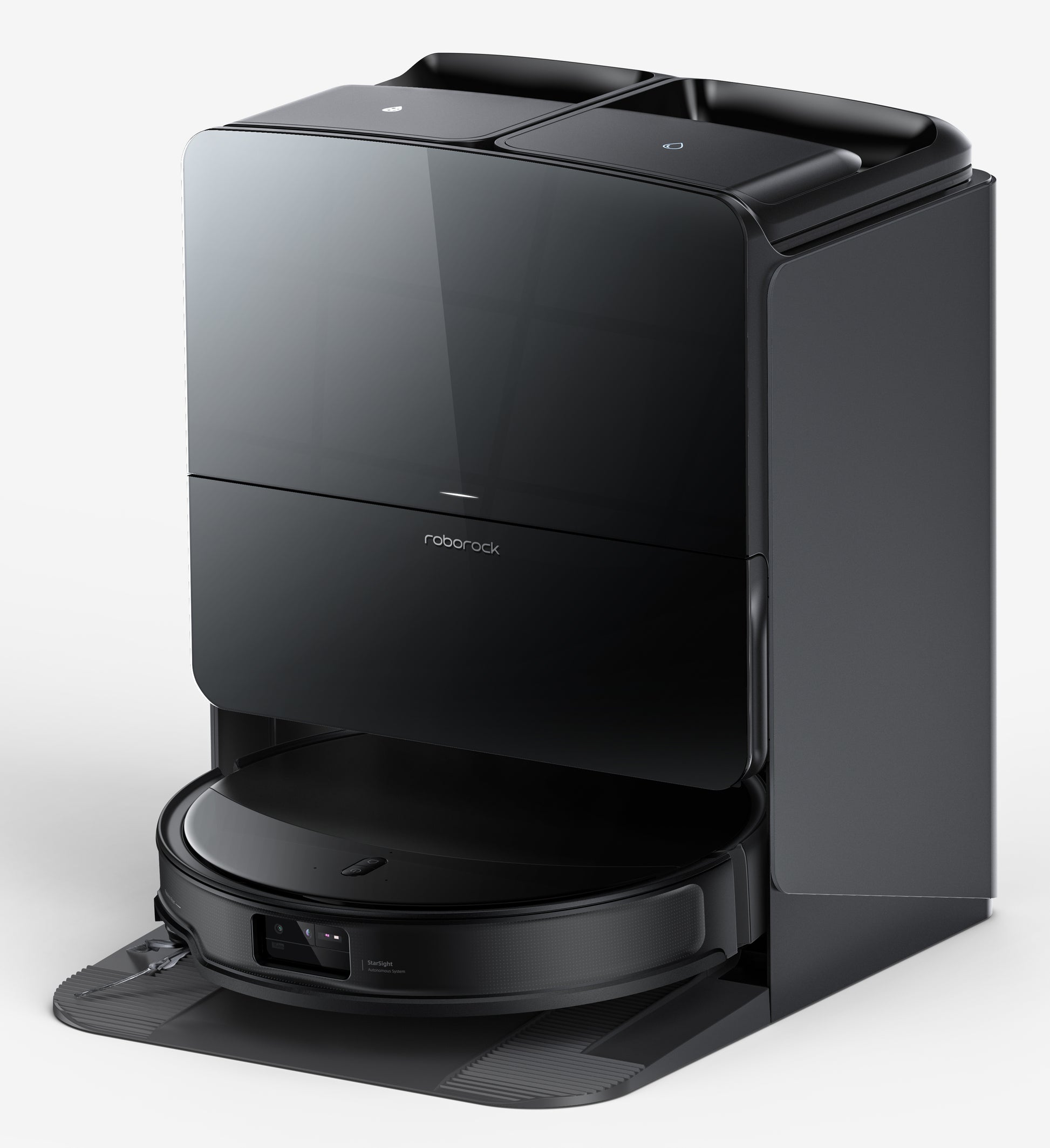 Roborock Saugroboter Saros 10R mit Absaugstation und Wischfunktion – 22000 Pa, 180 min, Höhe 80 mm