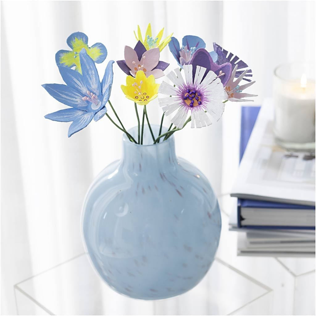 Creativ Company Bastelset – Eierkarton-Blumen – Karton – Mehrfarbig