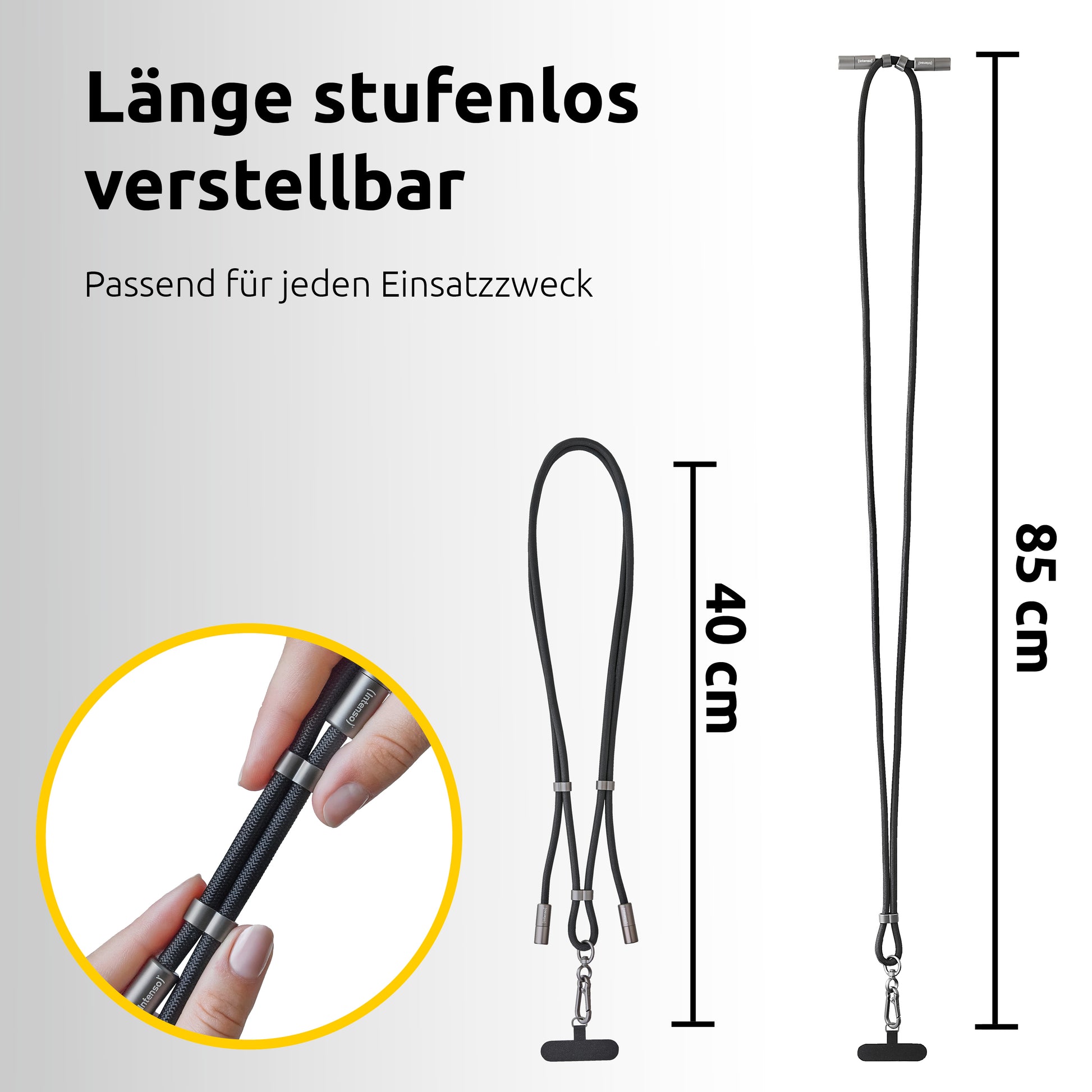 Intenso Daten- & Ladekabel – USB-C auf USB-C 1,65 m, PD 60 W, geflochten – für USB-C Geräte
