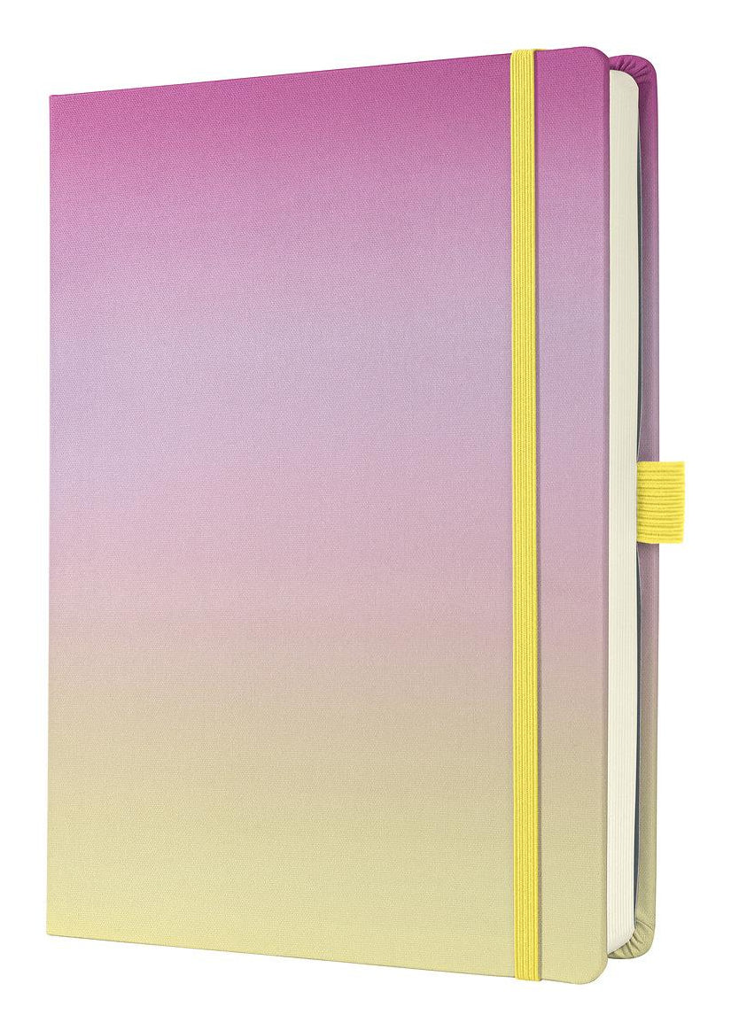 Sigel Notizbuch JOLIE, A5+, punktkariert, Fadenheftung, Karton, 200 Seiten, 120 g/m² – mehrfarbig