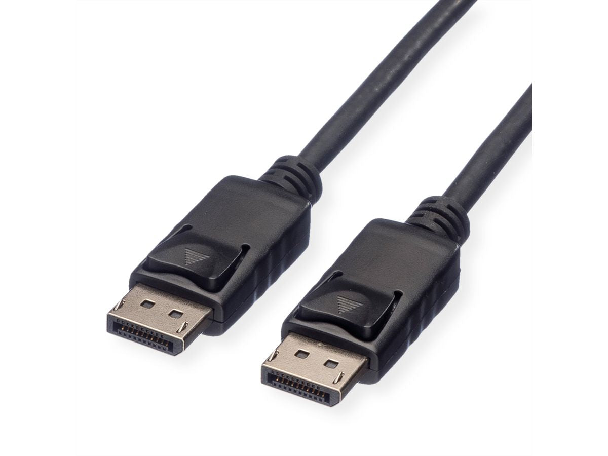 ROLINE GREEN DisplayPort Kabel DP 1.2 4K 60 Hz – 2 m – für Geräte mit DisplayPort-Anschluss