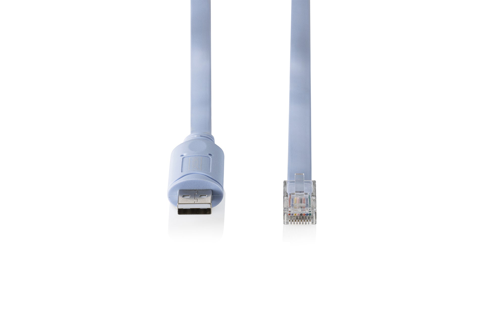 Digitus Konsolen-Adapterkabel USB-A zu RJ-48 – FTDI-Chipsatz, 1,8 m, Blau