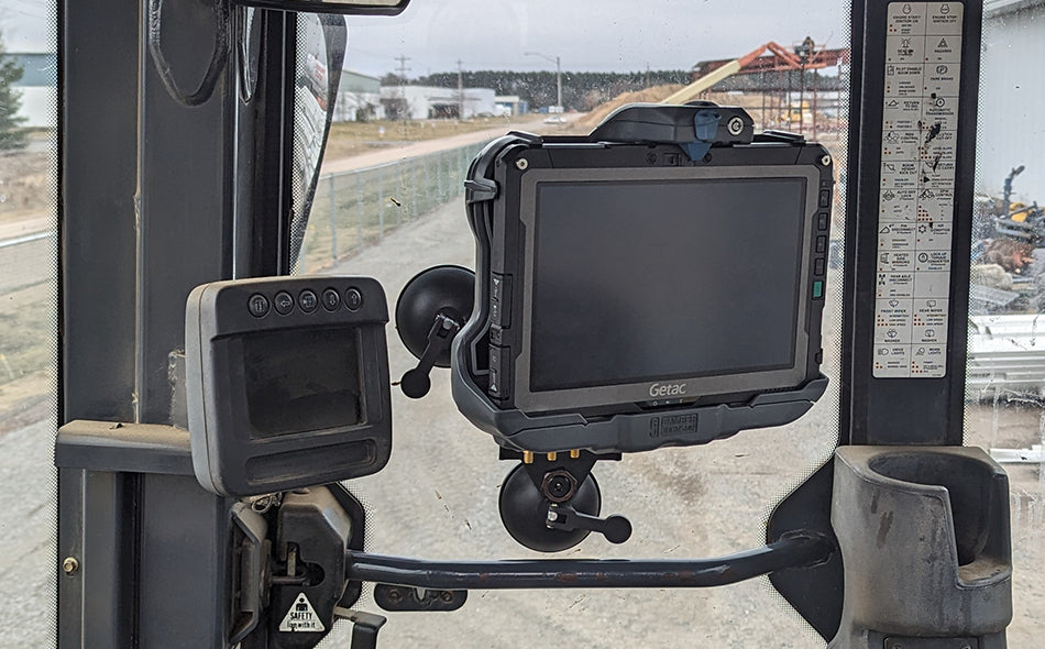 Gamber-Johnson 7170-1085 – Gerätehalterung (Tablet/Panel) – VESA 75×75 mm – Saugnapf – für Handhelds/Tablet
