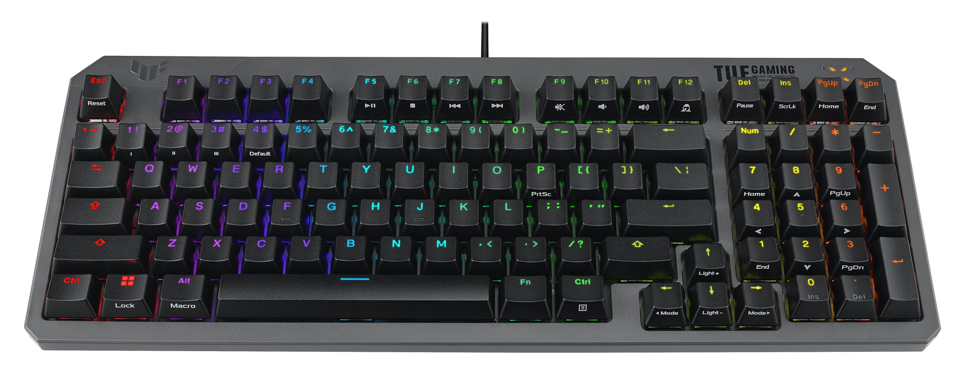 ASUS TUF Gaming K3 Gen II – Gaming-Tastatur – Mechanisch – Kabelgebunden, USB-A – RGB – Schwarz