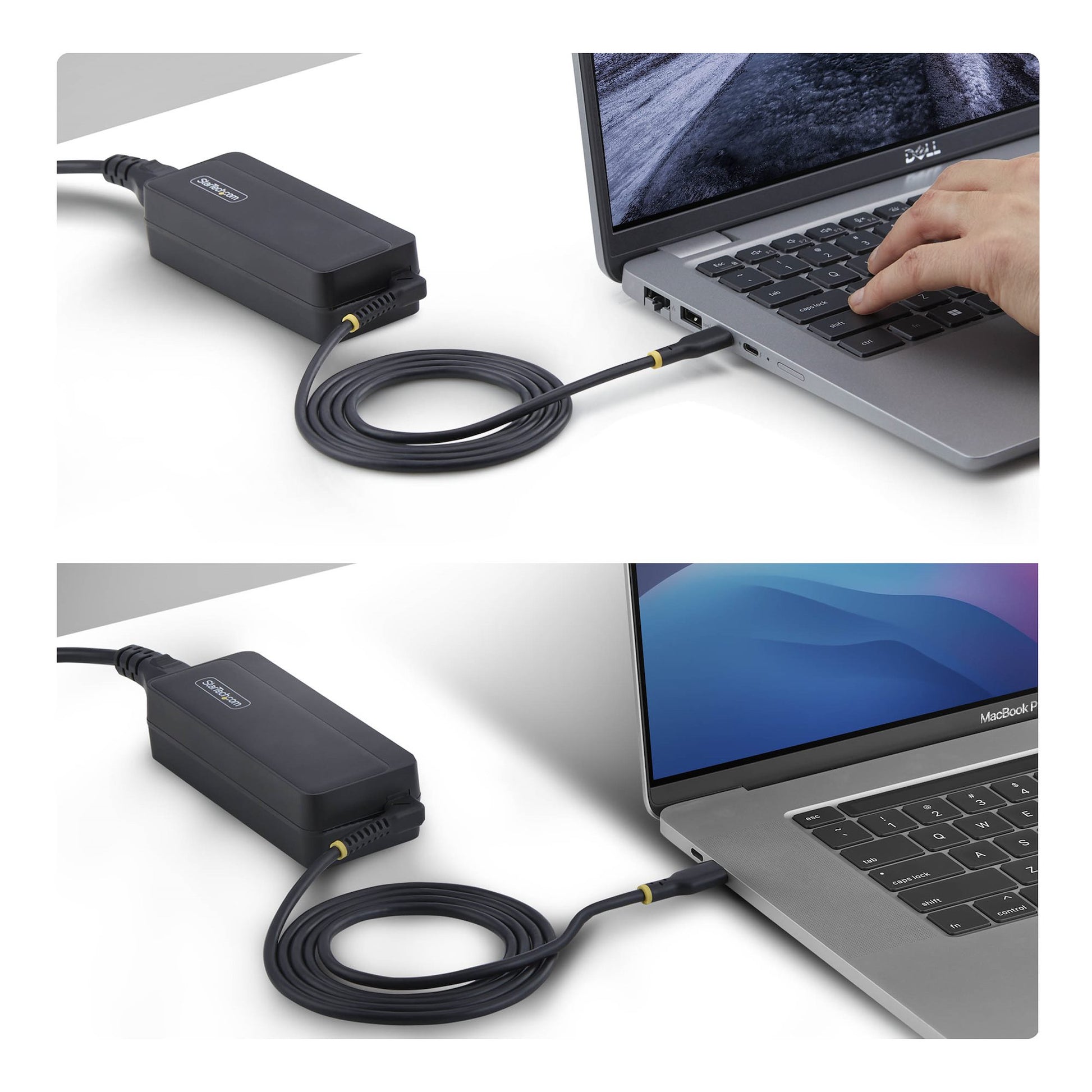 StarTech.com 1140LE USB-Ladegerät 140 W – USB-C×1, PD 3.1, GaN – US-Stecker, Schwarz