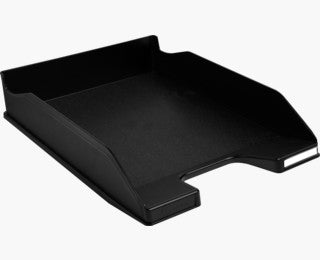 Exacompta COMBO MIDI – Briefkorb für A4, hoch, Polystyrol (PS), schwarz, 347 × 65 × 255 mm