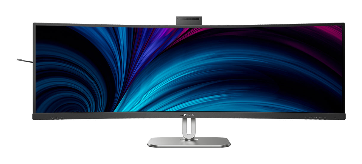 Philips 49B2U5900CH/00 – Monitor, 48,8", 450 cd/m², Gebogen, Webcam, KVM, USB-C, VESA 100 × 100, Schwarz
