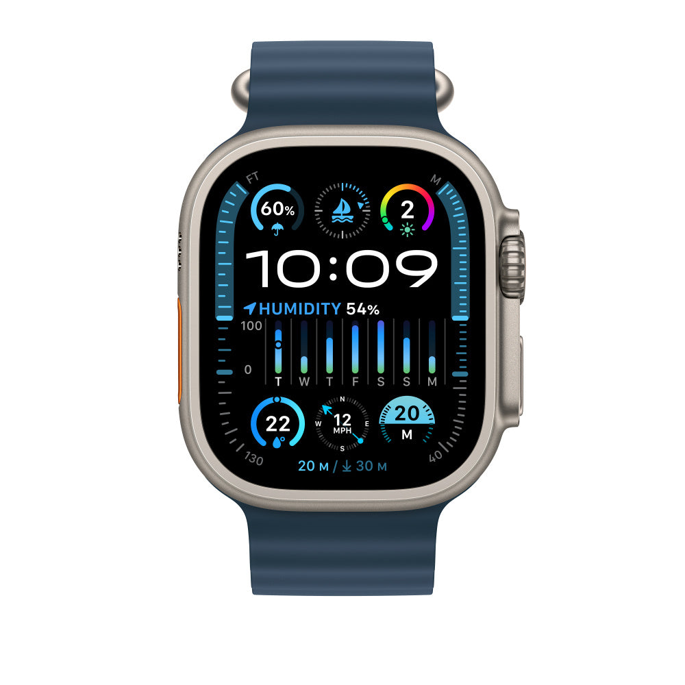 Apple Ocean Band – Blau, für Apple Watch