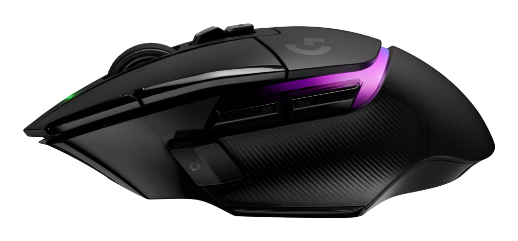Logitech G G502 X PLUS – Gaming-Maus – Kabellos (2,4 GHz), 25600 DPI, RGB-Beleuchtung, rechts, Schwarz