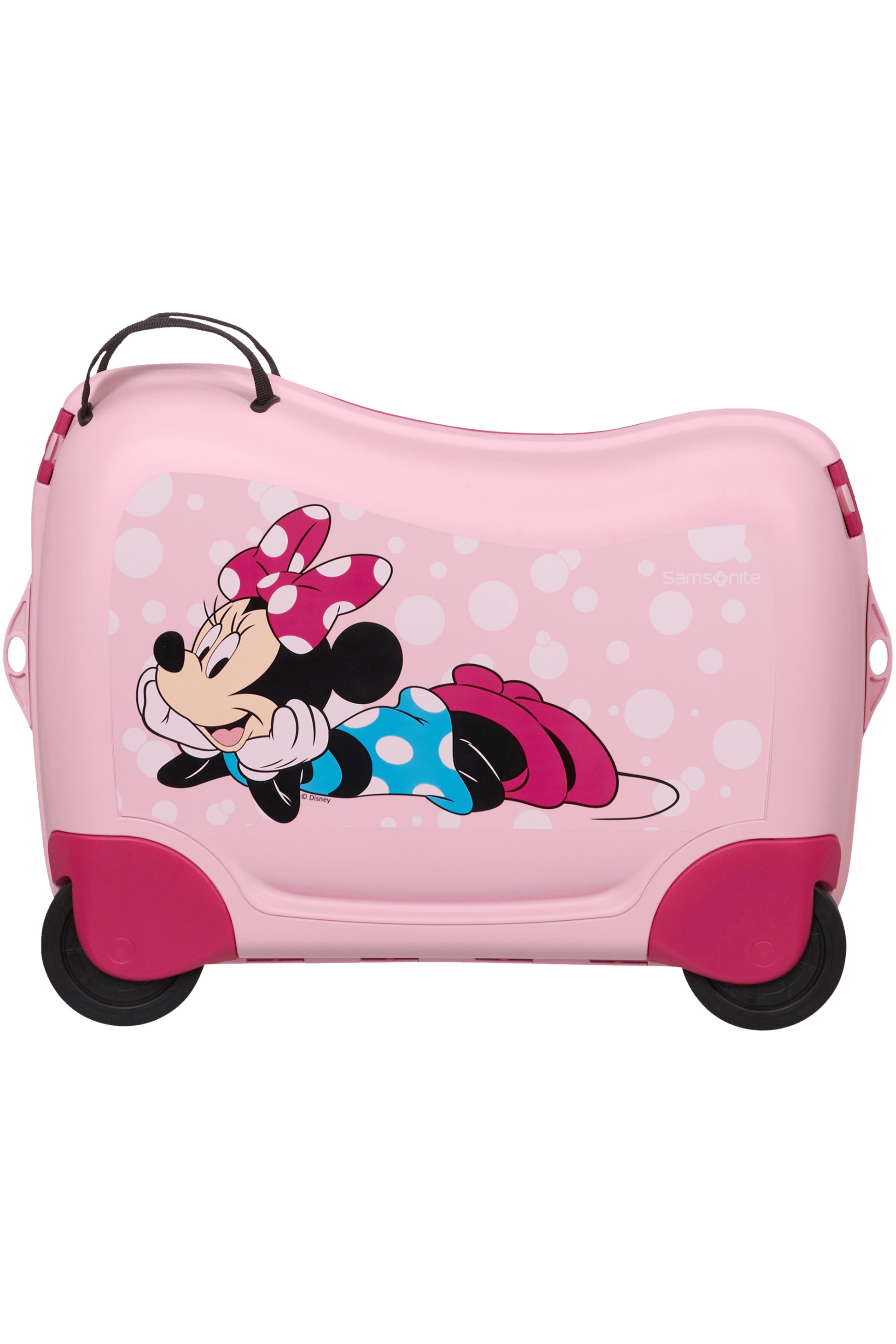 Samsonite Ride-on-Kindertrolley – 30 l, Hartschale, 4 Rollen, Minnie Glitter, 52 × 38 × 21 cm