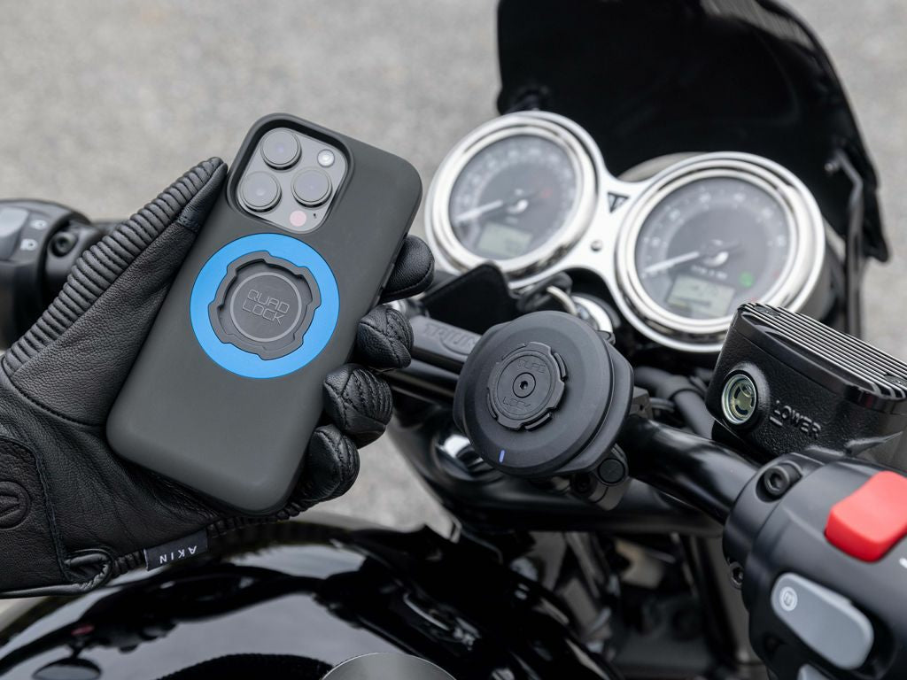 Quad Lock Backcover – Schwarz – für Apple iPhone 15 Plus