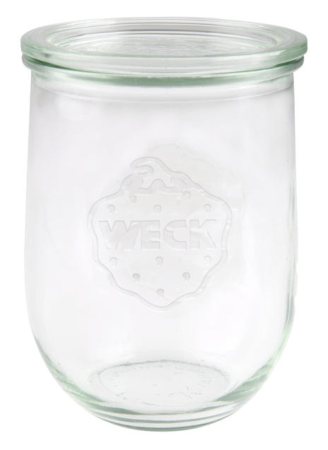 Weck Tulpenrand – Vorratsdose 1,1 l, Ø 10 × 14,7 cm, Glas, Transparent