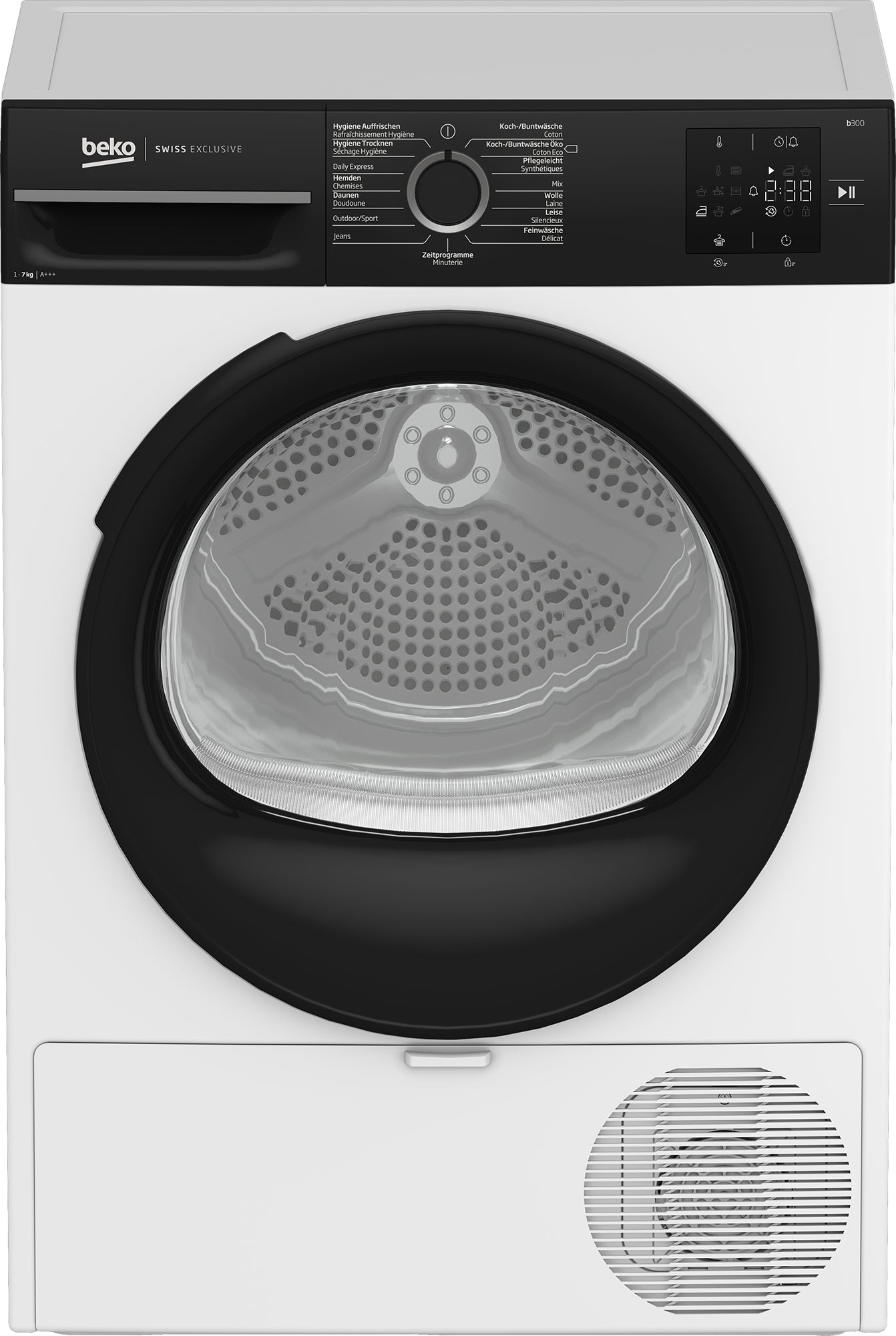 Beko Wäschetrockner TR207 – 7 kg, Wärmepumpe, Energieklasse C, 64 dB – Weiss