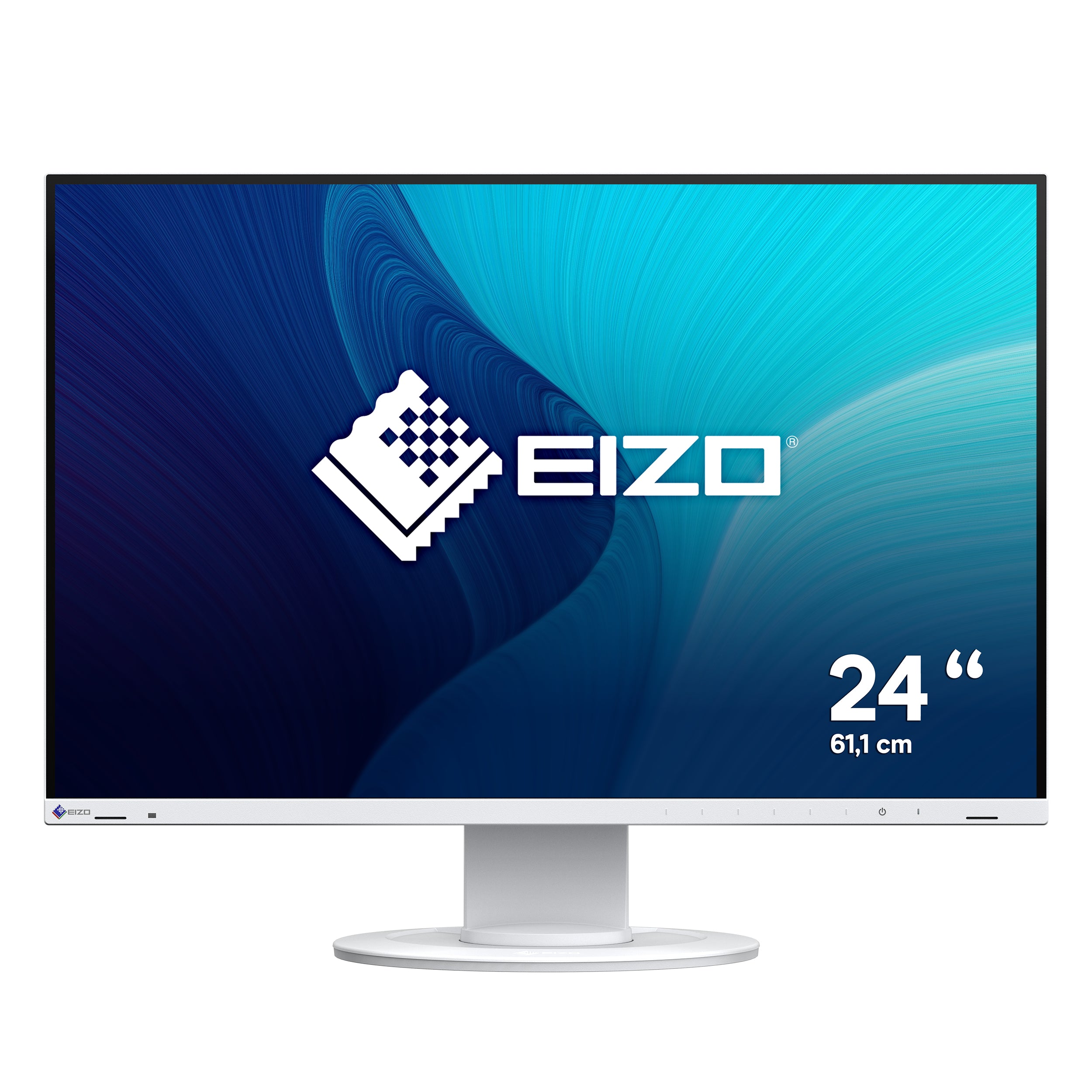 EIZO FlexScan EV2410R – Monitor, 24,1" 1920 × 1200 (WUXGA), IPS, 350 cd/m², VESA 100 × 100, Weiss