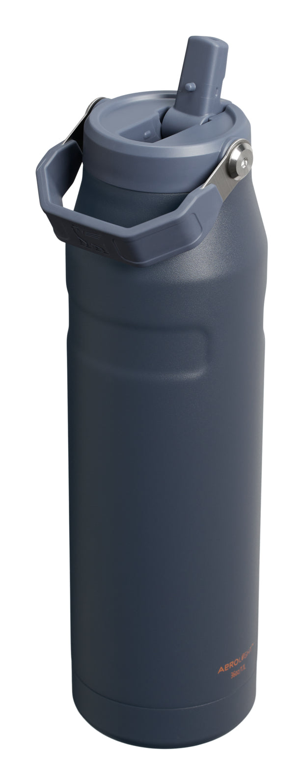 Stanley 1913 IceFlow Bottle Flip Straw 2.0 Isolierflasche 1,06 l – doppelwandig, Edelstahl, Klappdeckel