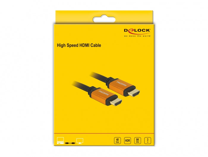 DeLOCK HDMI-Kabel, Gold