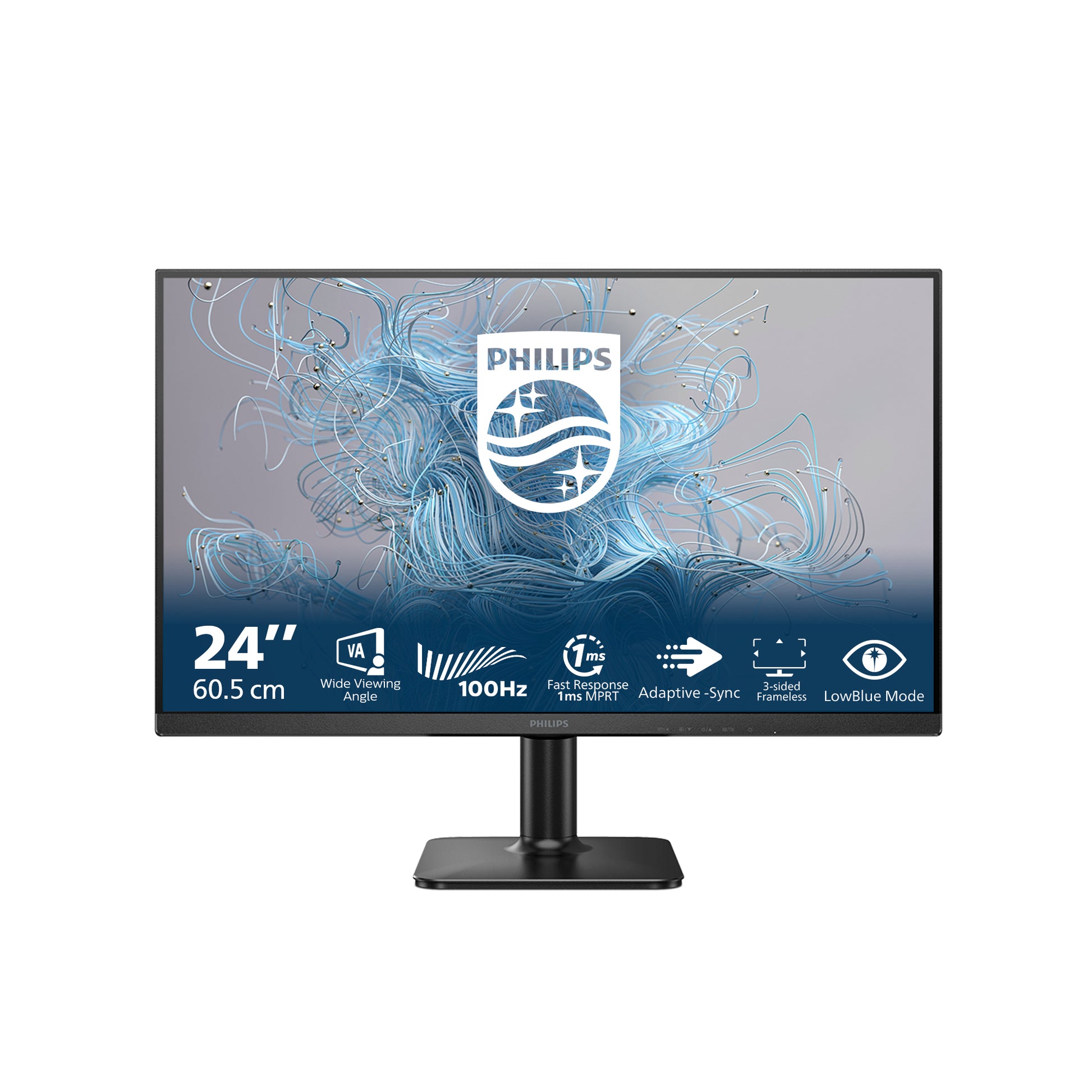 Philips 24E2N1100LB/00 – Monitor, 23,8", 1920 × 1080 (Full HD), VA, 100 Hz, Adaptive Sync, Schwarz