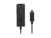 Lenovo 4X90S91831 Netzwerkadapter USB-C zu RJ-45 – 1× RJ-45, Schwarz