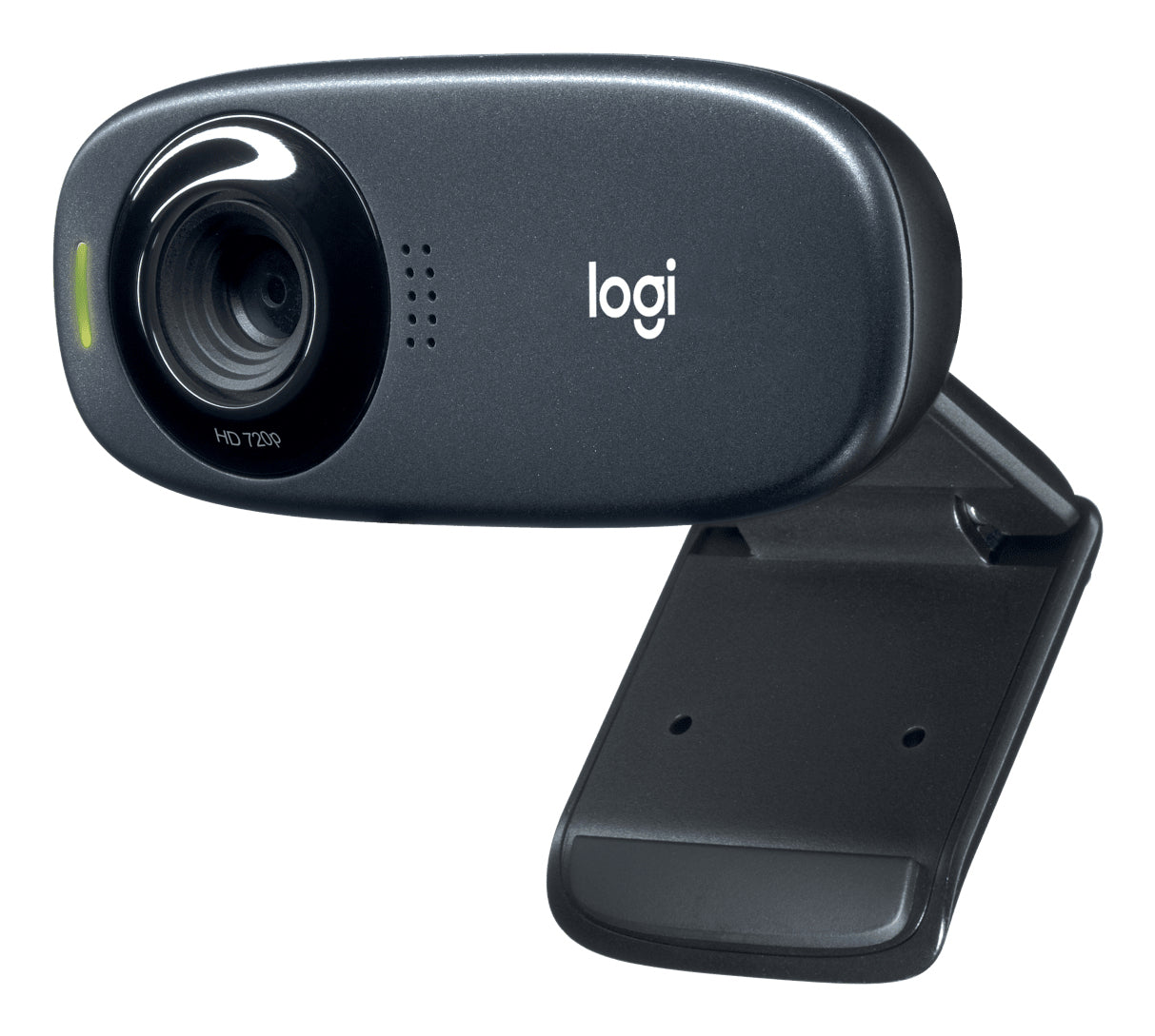 Logitech C310 Webcam – HD 720p, 30 fps, USB 2.0 – Schwarz