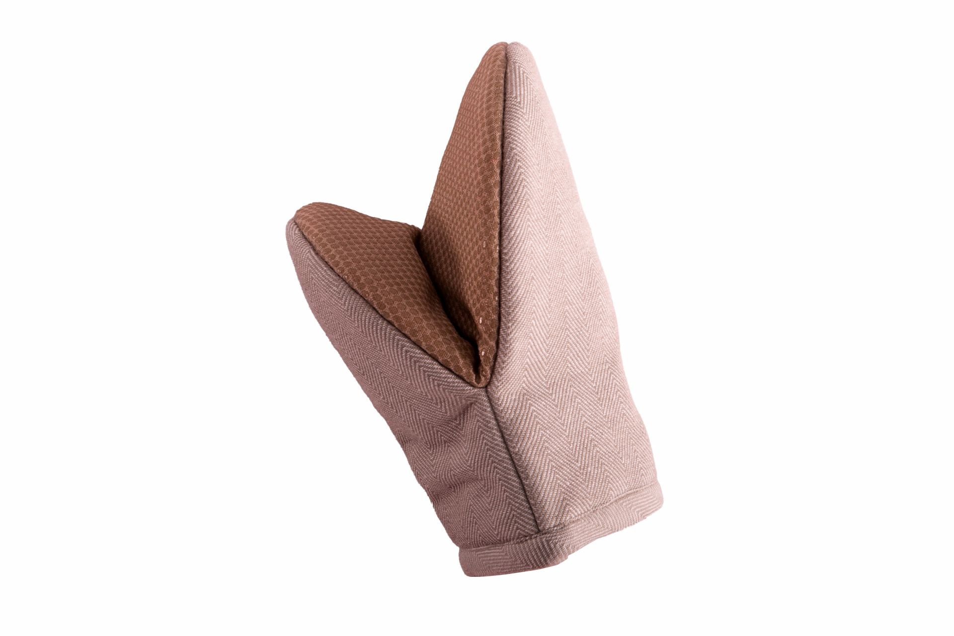 Tiseco Ofenhandschuhe 14 × 20 cm, Baumwolle, Altrosa, 2 Stk., Rutschfest