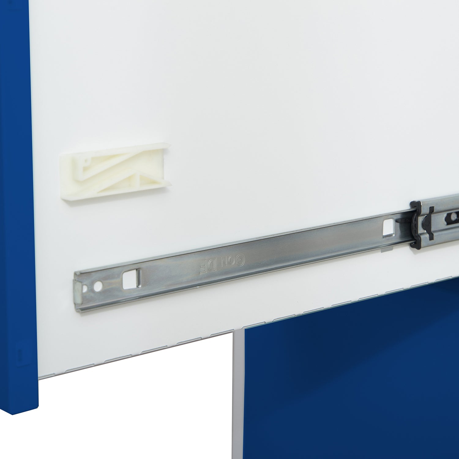 Phoenix Safe Co. FC1003GBK – Aktenschrank, 3 Schubladen, abschliessbar, Stahl, 450 × 620 × 1025 mm, Grau/Blau