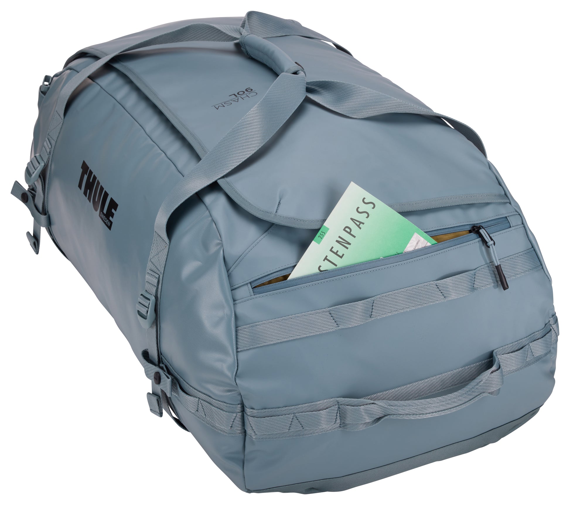 Thule Chasm – Reisetasche, 90 l, Polyester, Grau, 76,5 × 35 × 45 cm