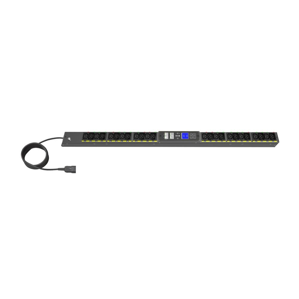 Eaton Rack-PDU Managed 0U, einphasig 3,7 kW, (12×C13 + 12×C39), Eingang C20 16 A – schwarz